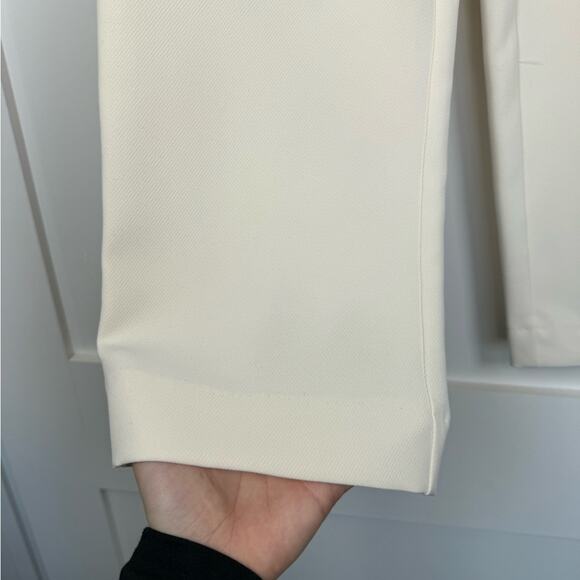 Current Air Cream Pleated Trousers Size XS - Picture 2 of 10